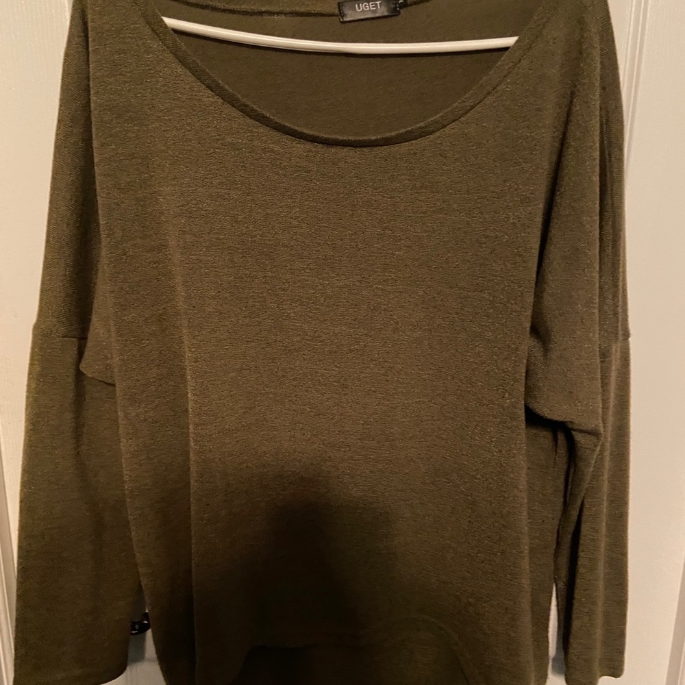 Womens green sweater